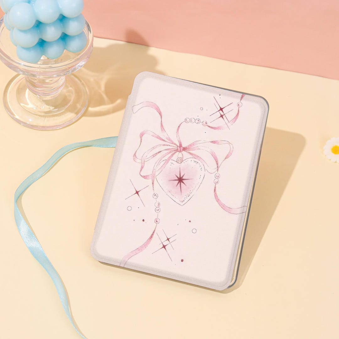 Custom Pink Ribbon Heart Watercolor Case for Paperwhite 1/2/3/4, Kindle ...