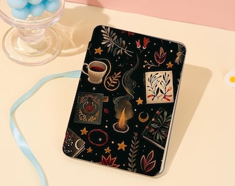 Mystical Book and Candle Kindle Case For Paperwhite 1/2/3, Kindle 2025,Kindle 12th,Kindle Colorsoft Case With Hand Strap,Kindle Acrylic Case