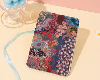 Aboriginal Art Style All New Kindle Case For Paperwhite 1/2/3/4,Kindle 11/12,2024 Kindle Colorsoft Case with Hand Strap,Kindle Acrylic Case