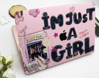 Pink Collage New MacBook Case, Apple Laptop case,2025MacBook Air15/13 Pro 13/14 2020 2021 M2 2022,Unique Laptop Case,Custom Macbook Case