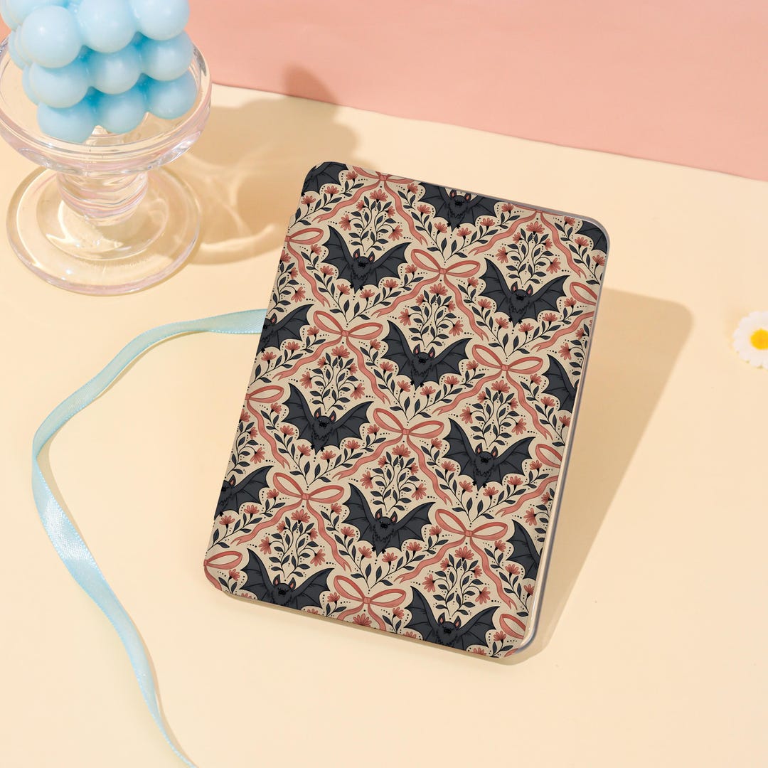 Custom Gothic Bat Floral Pattern Case for Paperwhite 1/2/3/4, Kindle ...
