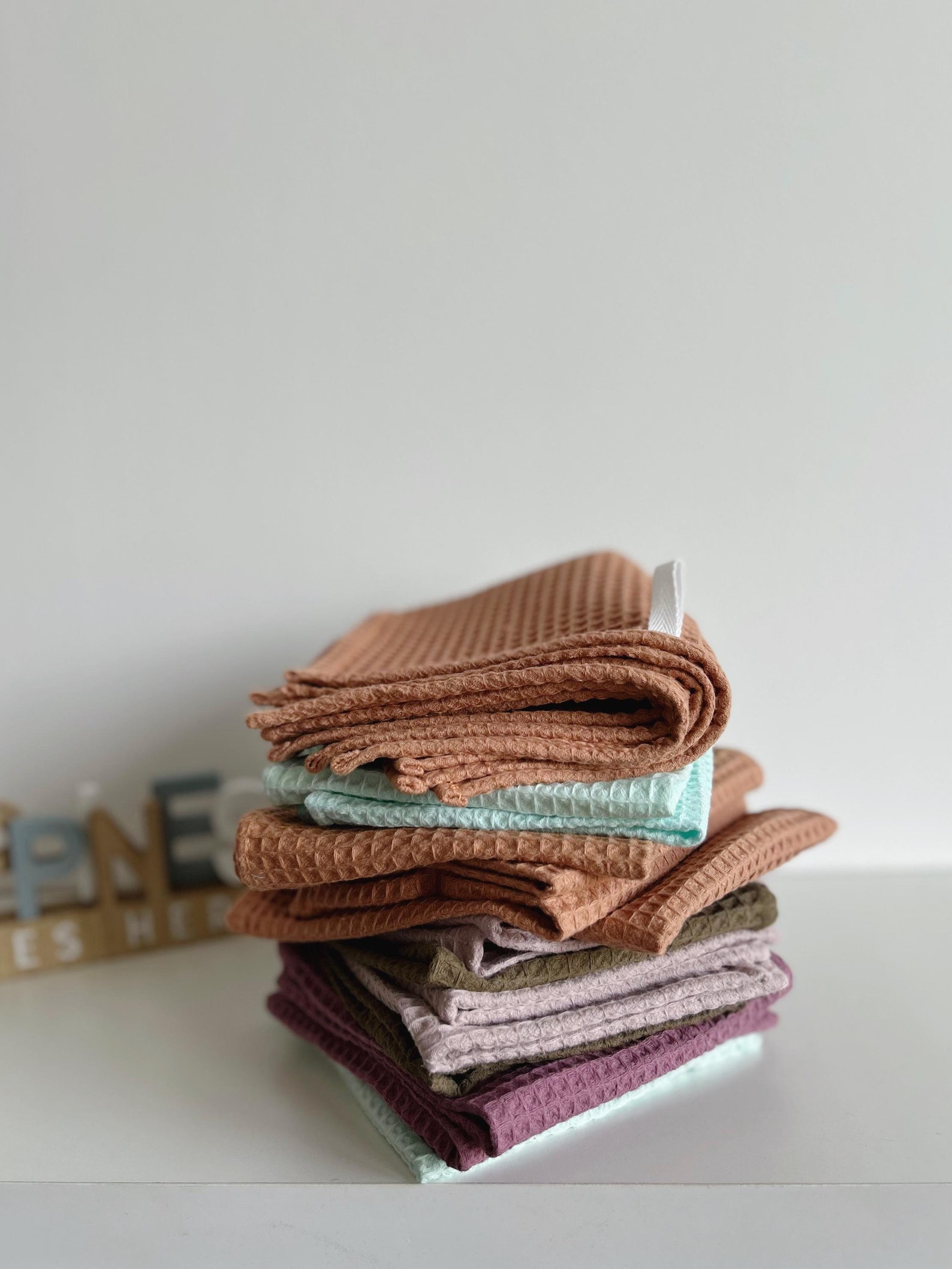 Waffle Towels Small Waffle Towels Gusts Towels Natural Cotton Waffle ...