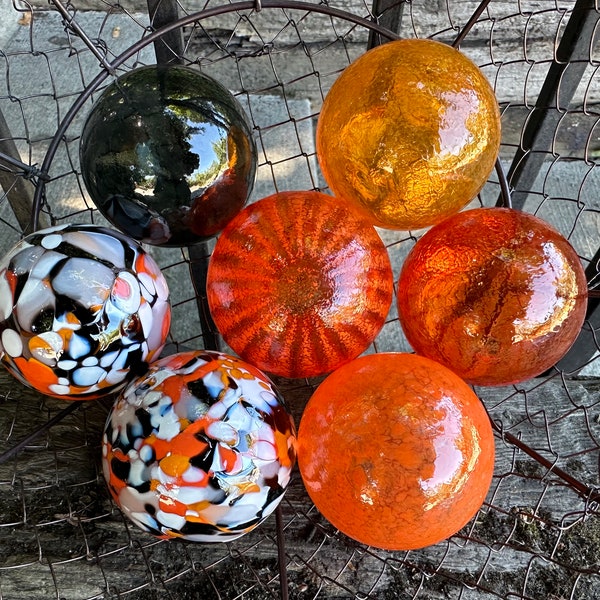 Decorative Glass Balls Etsy