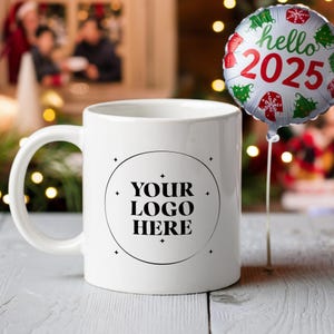 Your Logo Here Mug, Custom Mug, Coffee Mug, Tea Mug, Custom Logo Mug, Hot Chocolate Mug, Personalized Logo Mug, Ceramic Mug, Mug Gift
