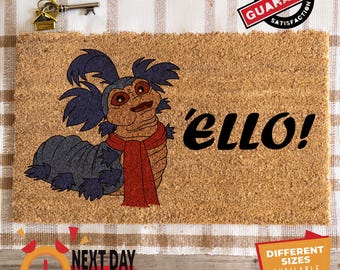 Ello Worm Doormat, Coir Doormat, Outdoor Mat, Front Door Decor, Labyrinth Doormat, Outdoor Decor, Housewarming Gift, Welcome Mat, Home Gift