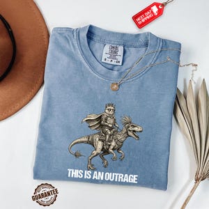 Camiseta Comfort Colors Princesa Donut y Mongo, Camiseta Calabozo Carl, Moda Friki, Camiseta Lectora de Libros de Fantasía, Merchandising Literario, Maldita sea