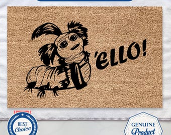 Ello Worm Door Mat, Front Porch Decor, Housewarming Gift, Front Door Decor, Home Decor, Entryway Decor, Outdoor Welcome Mats, Outdoor Mat
