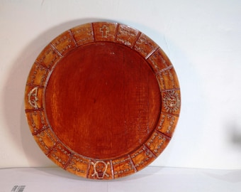 Opon Ifá – 16 Melli Divination Board (Cedar Wood)