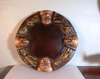 Opon Ifá – Bronze Relief Divination Board