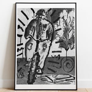 Albert Einstein Print | Abstract Wall Art | Pop Culture and Vintage Art