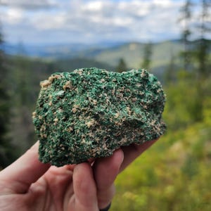 Fibrous Malachite Specimen