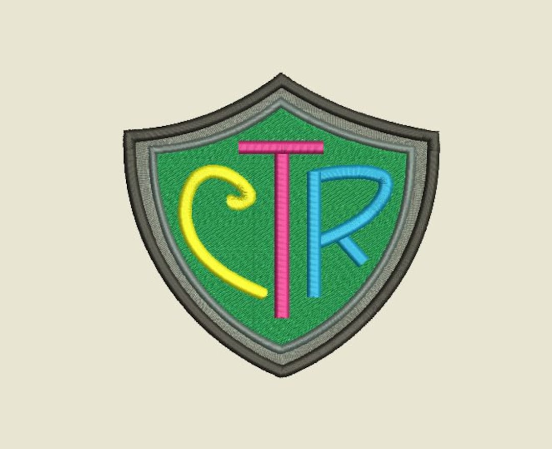 CTR Shield Machine Design Primary Sign Lds Symbol (Instant Download) Etsy
