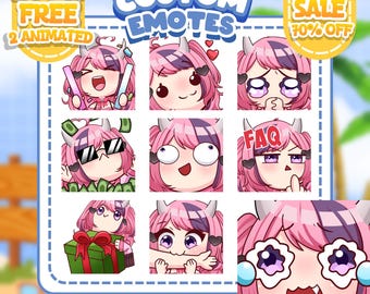 Custom Twitch Emotes | Animated Emotes | Twitch Emote for streamer | YCH | Animal Emotes | Chibi Style | Kick Emotes | Discord Emotes