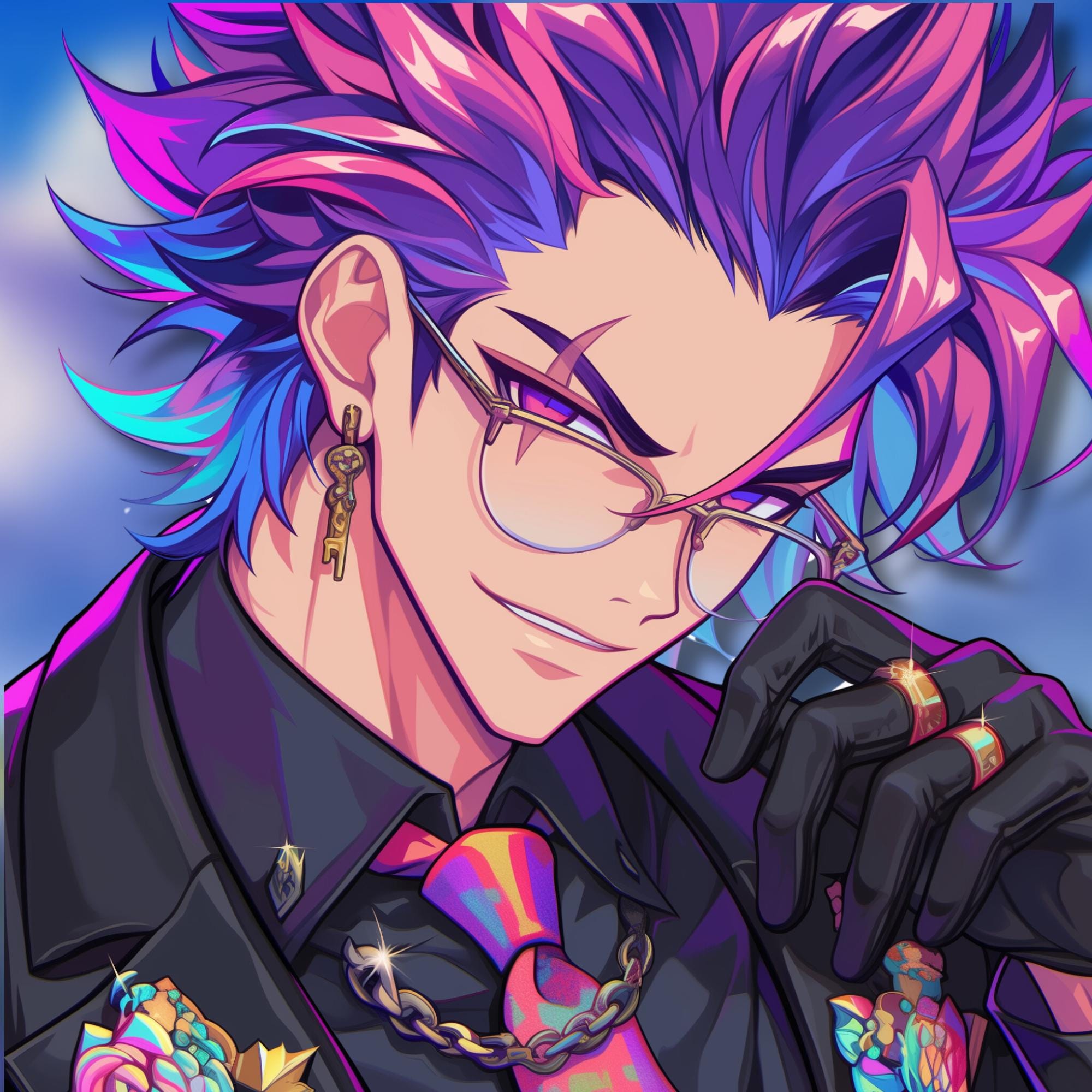 アニメ Electric Profile P'Style PFP Character | PFP Commision | PFP for Twitch | Anime| Anime