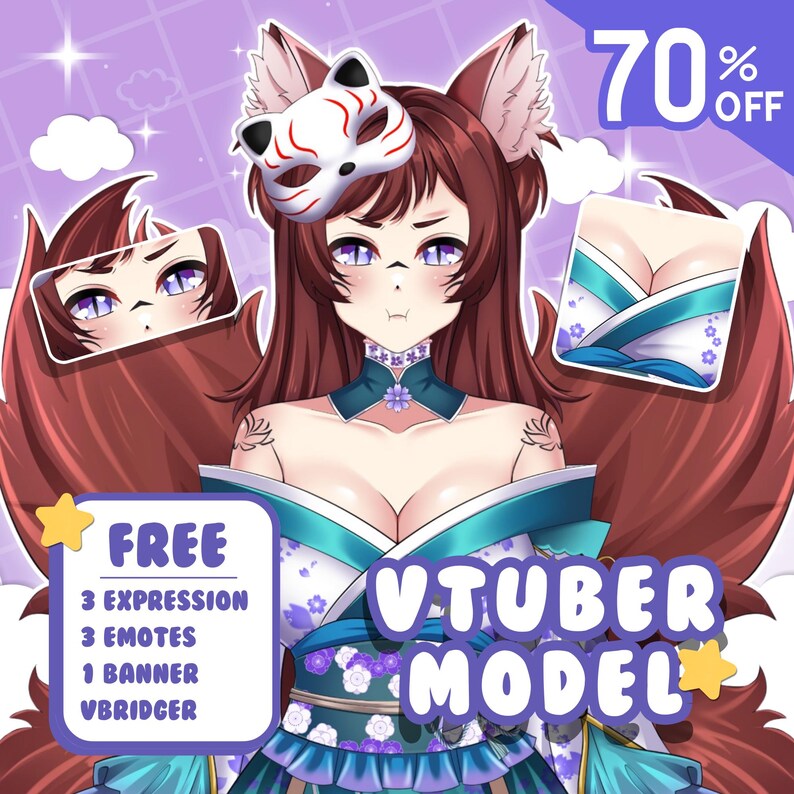 Custom Anime Vtuber Model | Live2d Commission - Etsy Australia