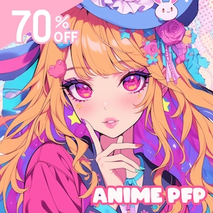 Custom Drawing Anime Commission PFP Anime Original Character For Profile Picture, Icon, Anime Couple, Social Media, Twitch, Vtuber, Youtube