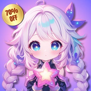 Comisión de personajes de anime Chibi personalizados / Personaje Chibi / Icono Chibi / Chibi lindo / Chibi PFP / Mascota Chibi / Anime Chibi / Chibi Vtuber