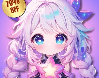Custom Chibi PFP | Digital Art Commission for Profile Icon | Birthday gifts