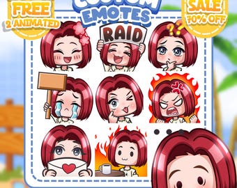 Custom Twitch Emotes | Animated Emotes | Twitch Emote for streamer | YCH | Animal Emotes | Chibi Style | Kick Emotes | Discord Emotes