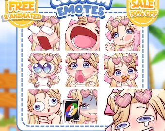 Custom Twitch Emotes | Animated Emotes | Twitch Emote for streamer | YCH | Animal Emotes | Chibi Style | Kick Emotes | Discord Emotes
