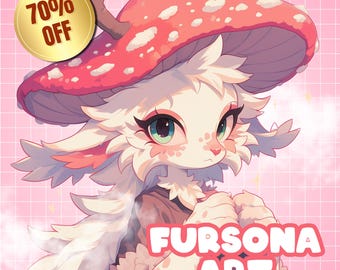 Illustration d'art à fourrure personnalisée, Commission Fursona, dessins Anthro, photo de profil