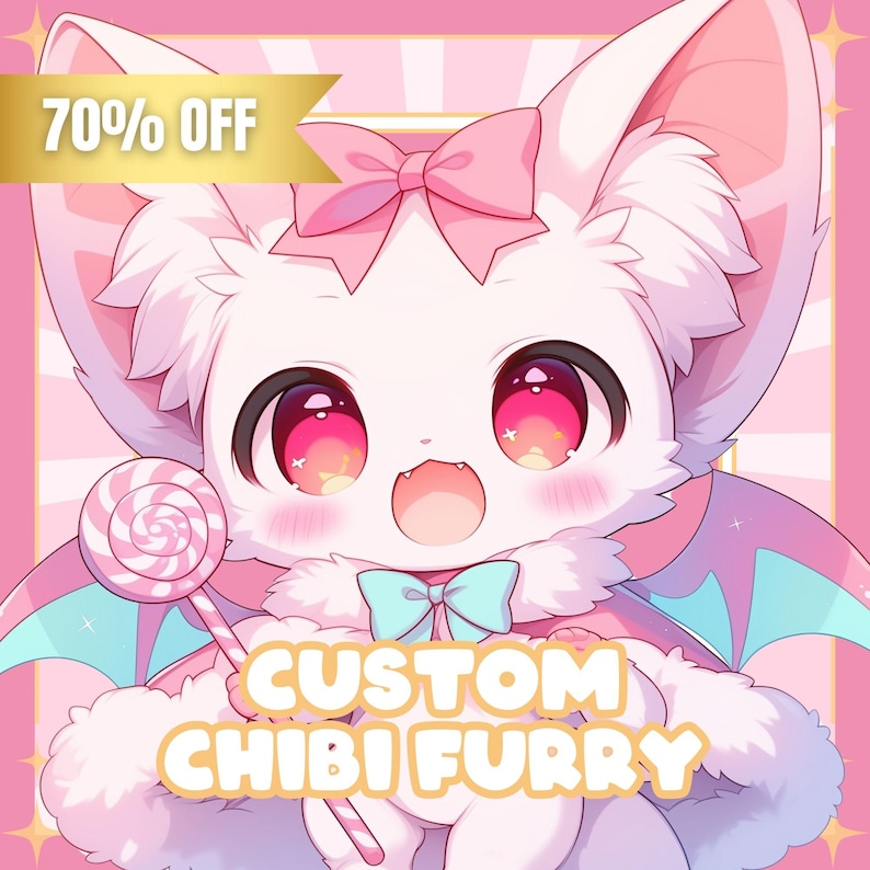 Custom Chibi Furry Icon: Graphics for Stream - Etsy