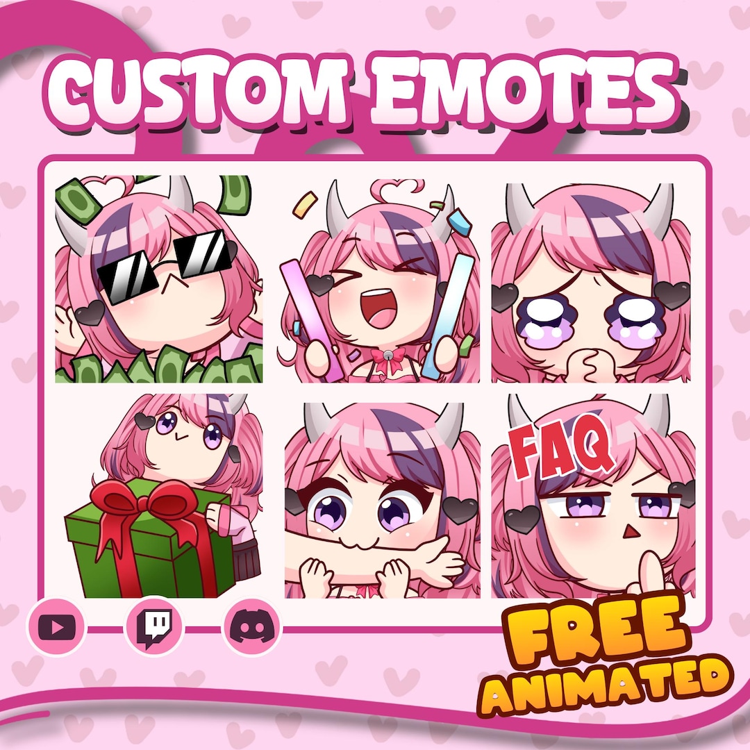 Spring Emotes Custom Twitch Emotes | Animated Emotes | Twitch Emote for Streamer ...