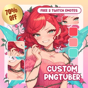 Custom PNGTuber Avatar | PNGTuber Model Commission | Twitch YouTube Stream Avatar | Cute PNGTuber Art | Chibi PNGtuber