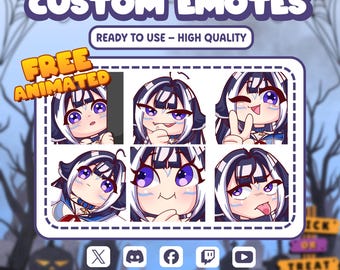 Custom Twitch Emotes | Animated Emotes | Twitch Emote for streamer | YCH | Animal Emotes | Chibi Style | Kick Emotes | Discord Emotes