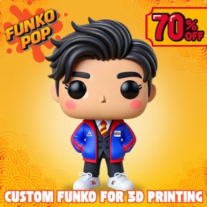 Funko Pop | Funko | Custom Funko | Custom Character | 3D Character | 3D Service | 3D STL | 3D Print File | 3D Print Funko | Cute Character