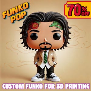 Funko Pop | 3D Print Funko | Custom Funko | Custom Character | 3D Character | 3D Service | 3D STL | 3D Print File | Funko | Cute Character