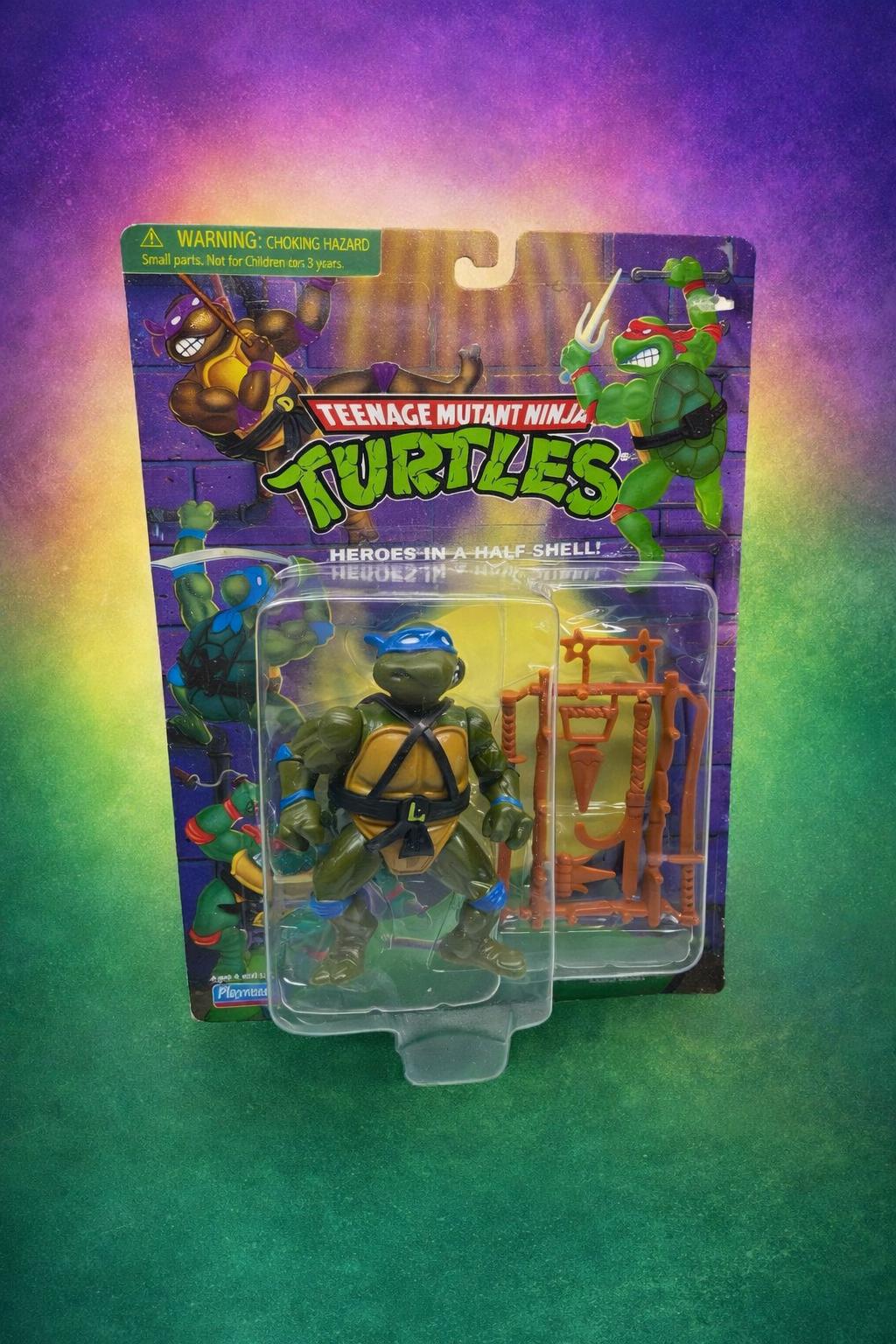 Rare 1998 Teenage Mutant Ninja Turtles Leonardo Figure Sealed