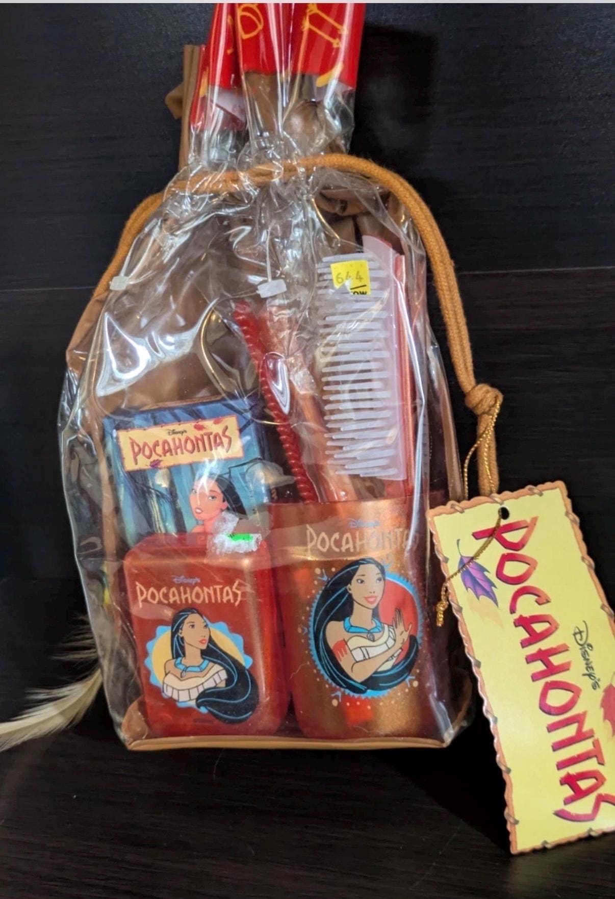 NEW Vintage 90's Disney Pocahontas Woodland Fun Travel Tote