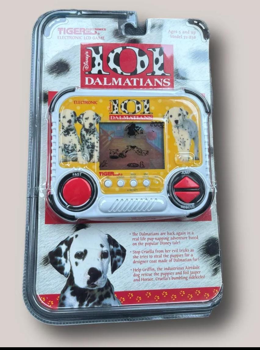 Vintage Tiger Electronics Handheld LCD Games 101 Dalmations