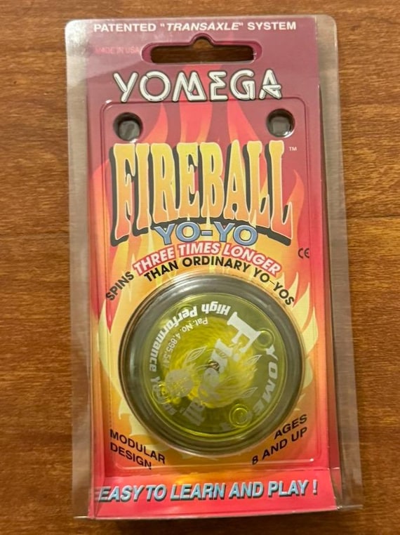 Vintage Factory Sealed Yomega Neon/yellow/clear Saber Wing Yo-yo