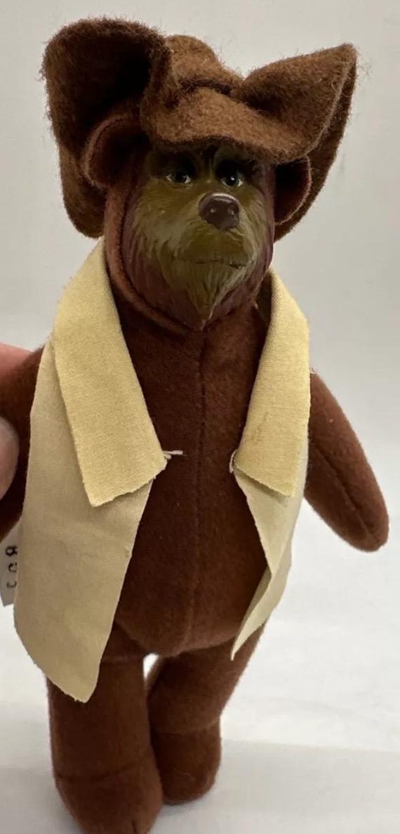 Vintage Disney's Country Bears Plush Toy Zeb Zoober Stuffed Doll