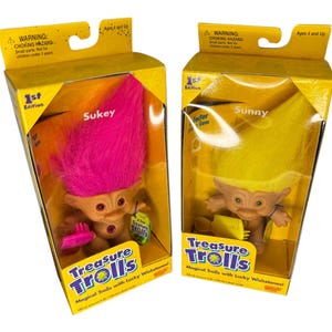 Vintage Treasure Troll: Sukey or Sunny 1998 1st Edition (New in Box)