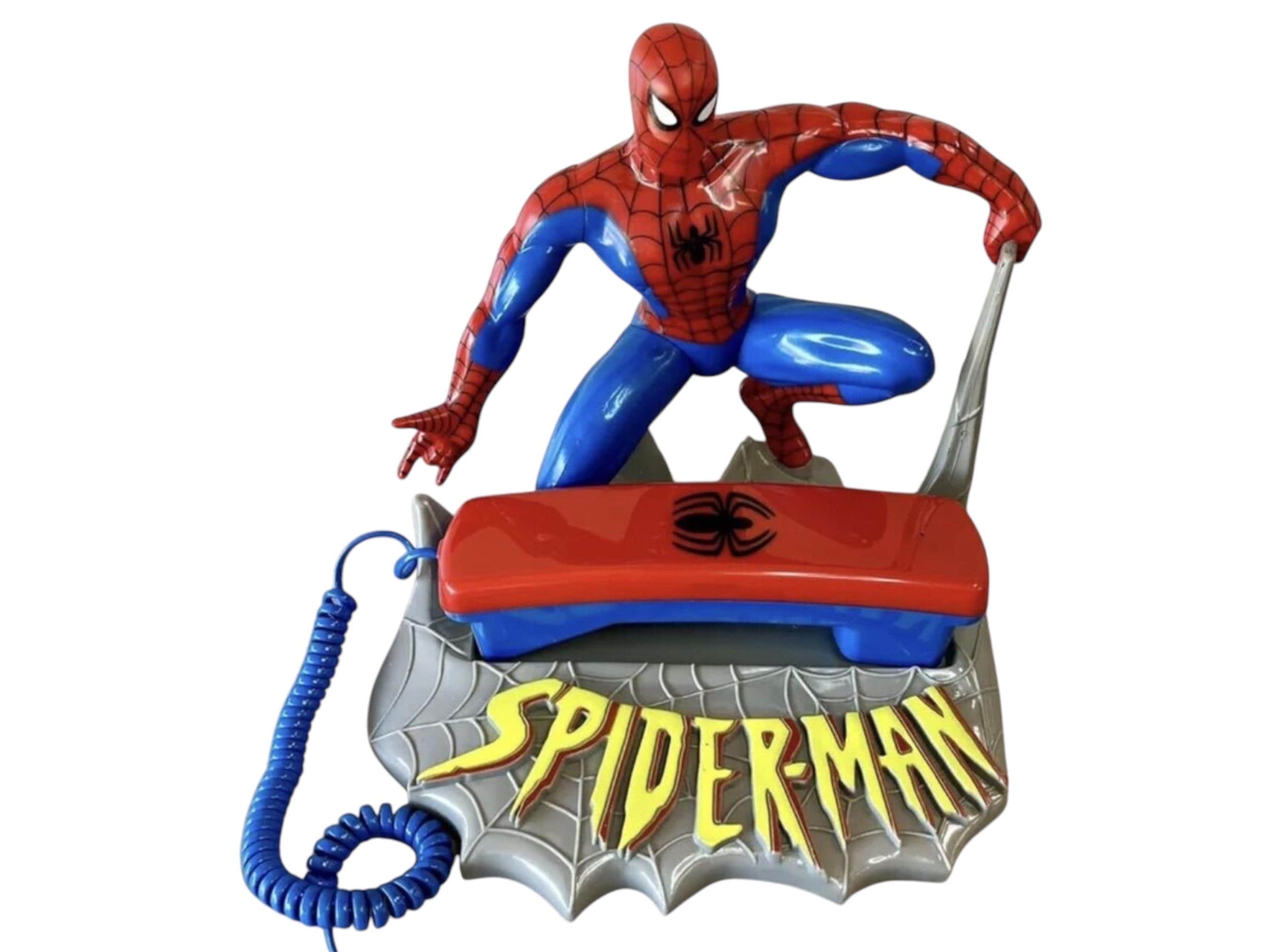 スパイダーマン　テレフォン 1994 sst-200 marvel SPIDER-MAN animated landline telephone