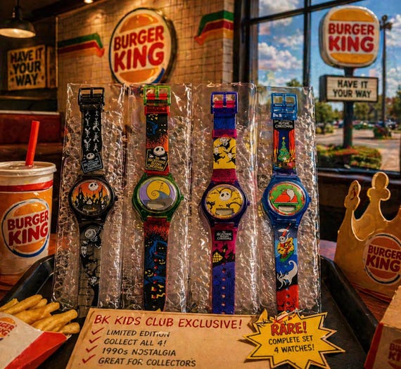 Rare | the Nightmare Before Christmas | Burger King Watches