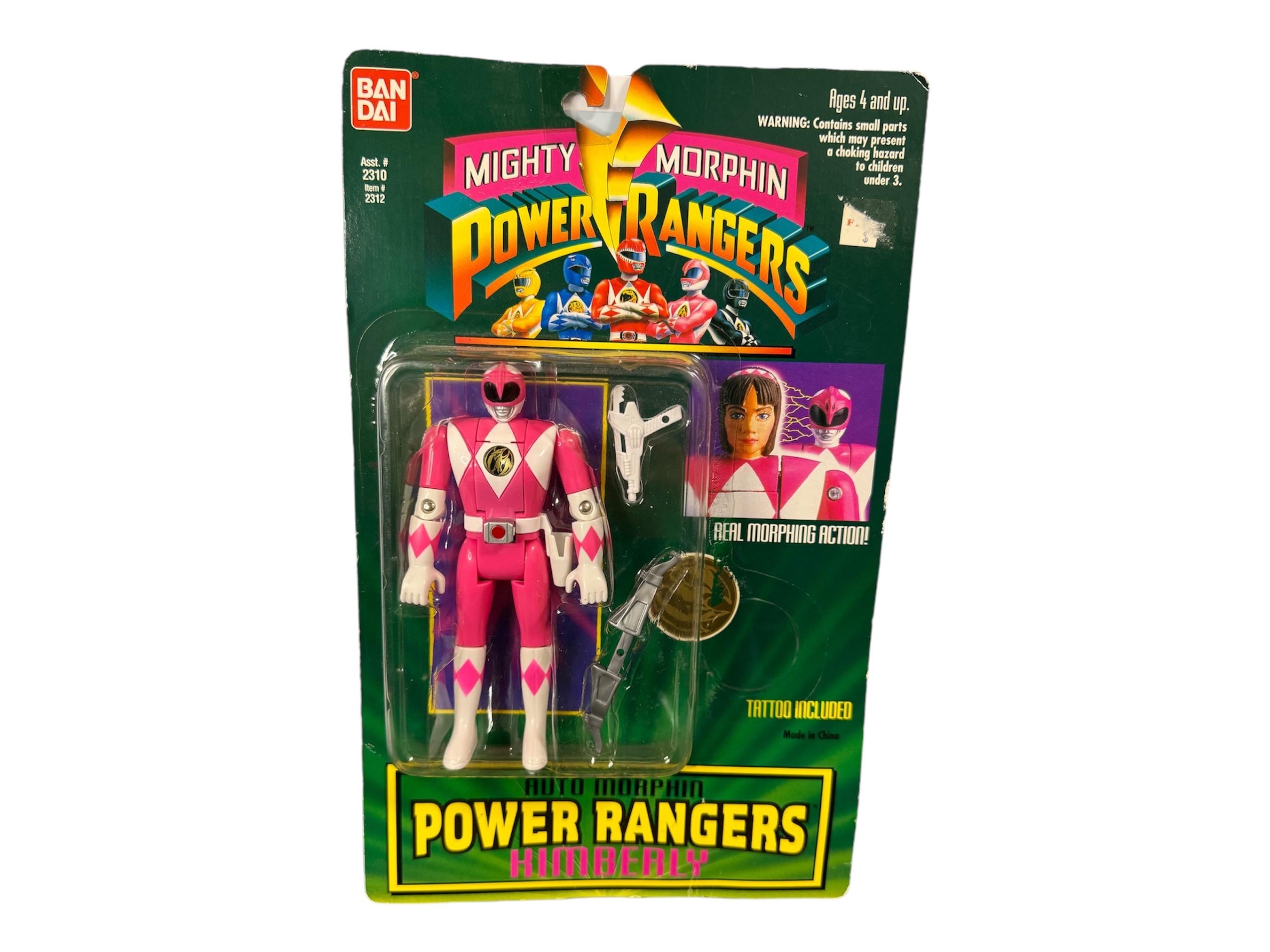 Figura Ranger Rosa Mighty Morphin Power Rangers Escala 1/10 con Ofertas
