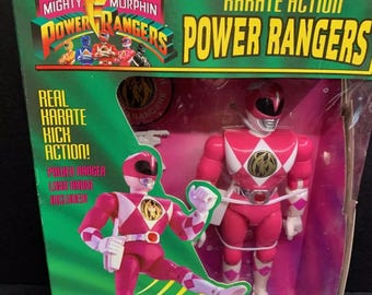 Vintage Sealed Kimberly Pink Power Ranger Action Figure - 1994
