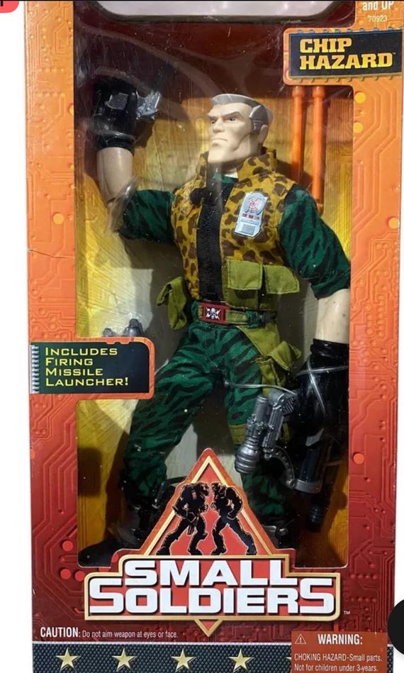 Small Soldiers Chip Hazard Figure - 1998 - New in Box - Etsy