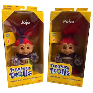 1998! Treasure Troll Poko Jojo 5” / Brand New in Box Vintage Collectible Toy Gift!