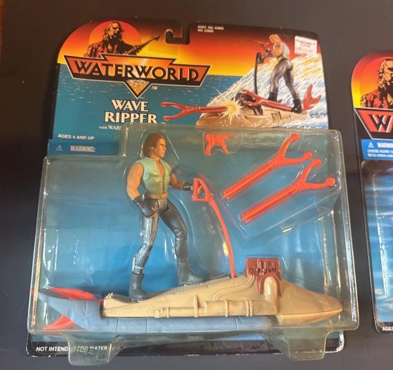 Vintage Waterworld Action Figure 90s Movie Toy | Rare Collectible