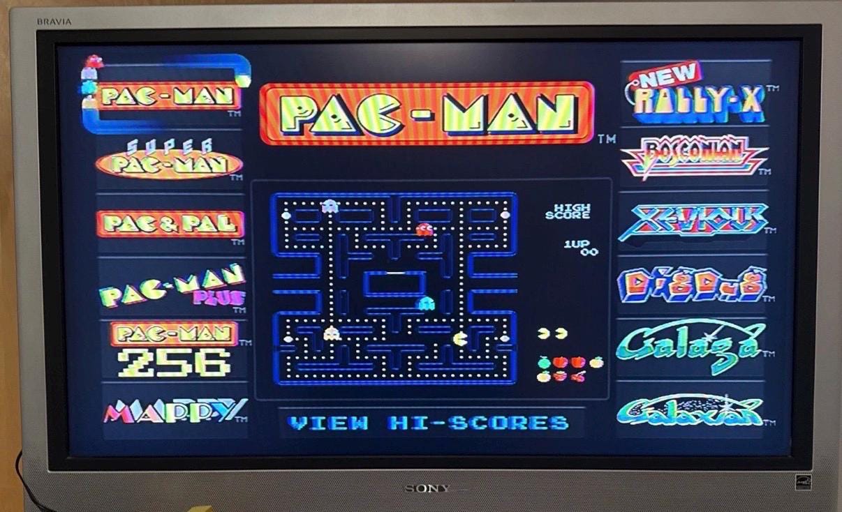 Ms. パックマン レトロ バンダイナムコ パックマン 12-in-1 プラグ