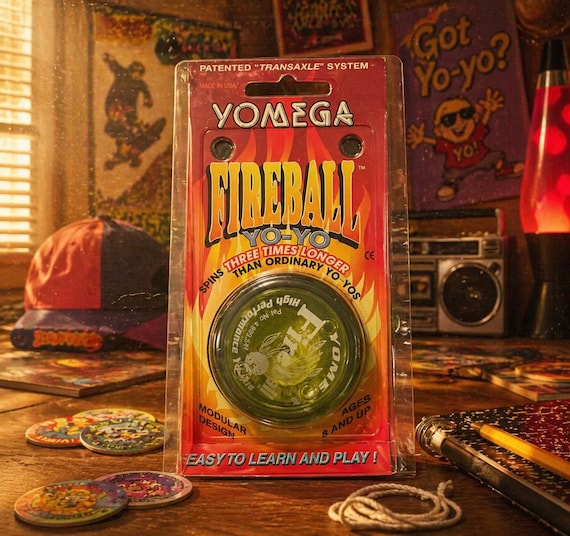 Vintage Factory Sealed Yomega Neon/yellow/clear Saber Wing Yo-yo