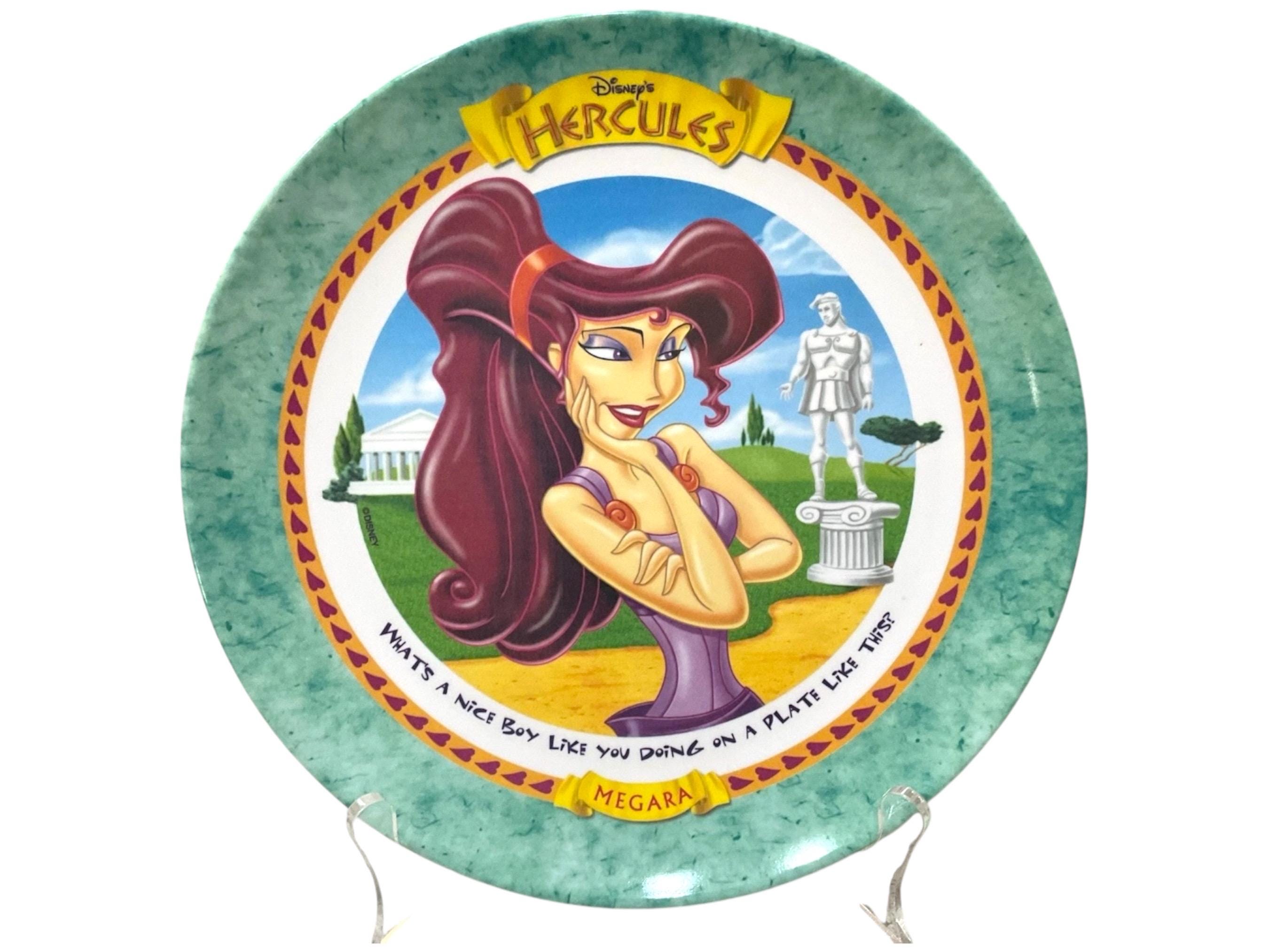 Vintage 1997 Mcdonalds Disney Hercules Megara Melamine Collectors
