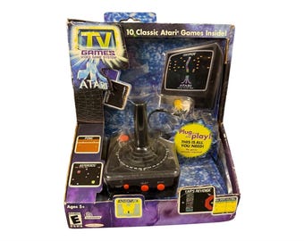 Vintage Atari TV Games Plug & Play System Sealed Retro Gaming Console