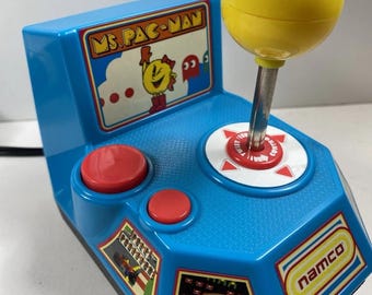 レアなミズ・パックマン プラグ＆プレイ ヴィンテージ ナムコ アーケード ジョイスティック ゲーム | 90年代レトロゲーマーへのノスタルジーギフトアイデア | コレクターズアイテム