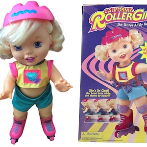 California Roller Girl Vintage New In Box (NIB) Tyco Skating Doll 14 Inch